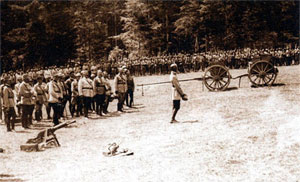Romanian troops at Marasesti in 1917